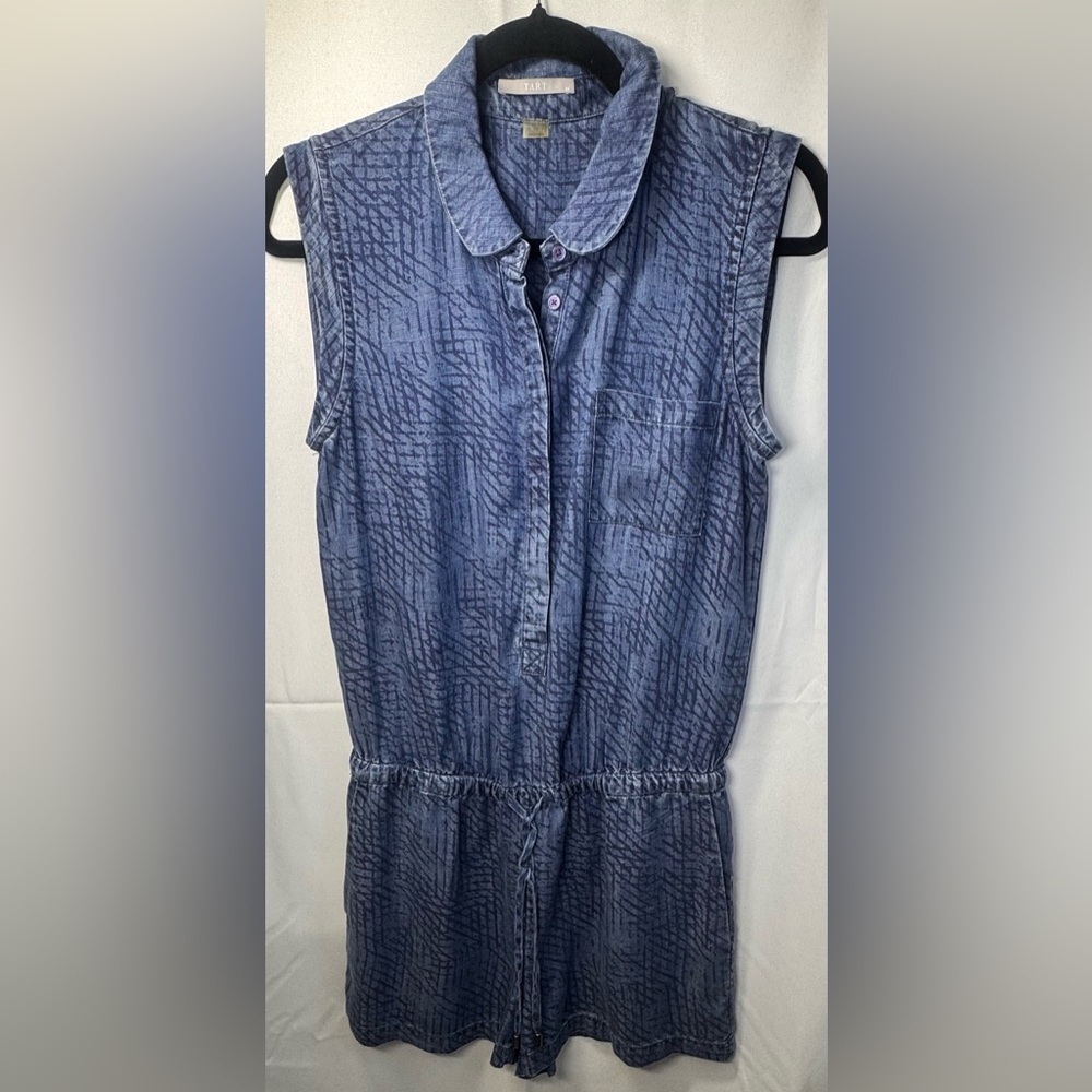 Tart Chambray 100% Tencel Romper- XS
